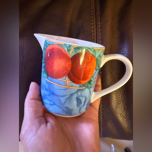 Victoria & Beale Forbidden Fruit Creamer 9024 Porcelain Colorful Porcelain Fine - Picture 3 of 13